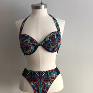 NWT✨ Mossimo Geometric Push-Up Bikini Set Size S